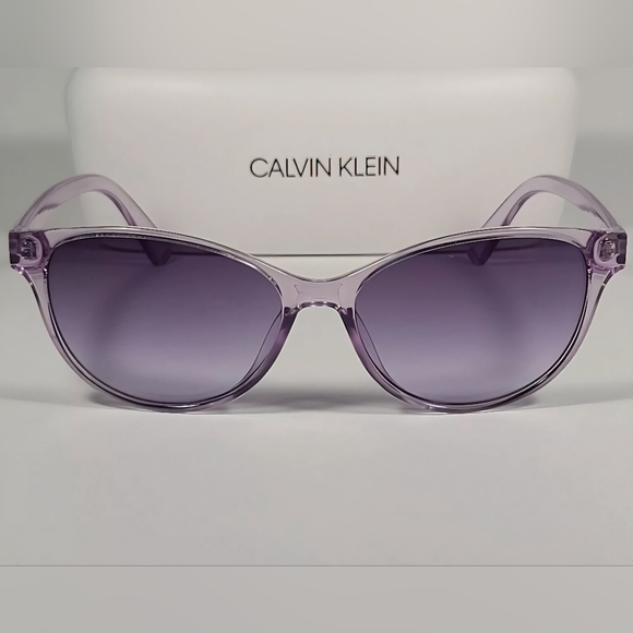Calvin Klein Accessories - Calvin Klein Womens Purple Cat Eye Ladies Sunglasses (NWT)